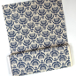 Preview: Baumwolle ST10217 Webware unelastisch Tilda Quilt Collection Tom Finnanger Lazy Days Collection creme blau Blumenmuster abstrakt