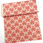 Preview: Baumwolle ST10217 Webware unelastisch Tilda Quilt Collection Tom Finnanger Lazy Days Collection creme rot Blumenmuster abstrakt