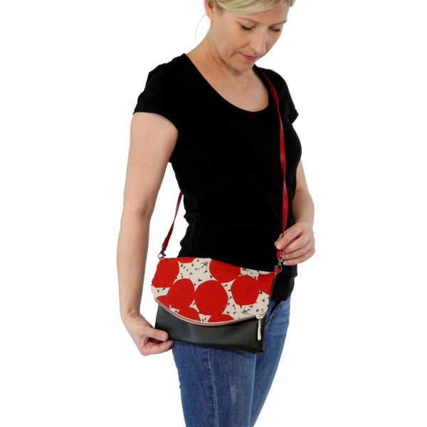 Designbeispiel Schnittmuster Klapptasche KLAPTA