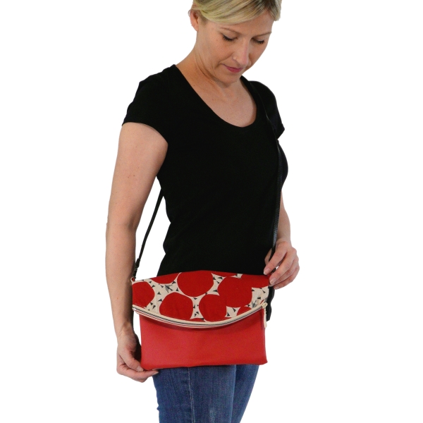 Designbeispiel Schnittmuster Klapptasche KLAPTA