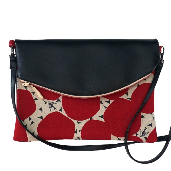 Preview: ST10148 Nähbeispiel 2  KOKKA Echino Bubble rote Kreise