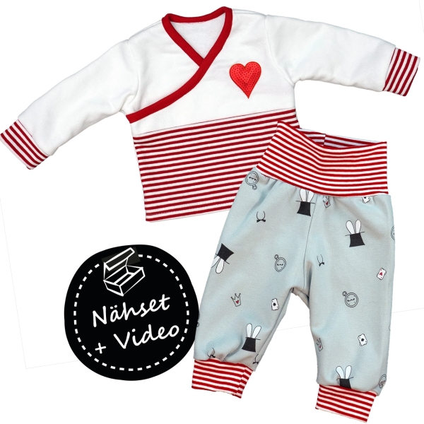 Nähbox Bambini-Kombi-Set BABO & BABSI für Mädchen